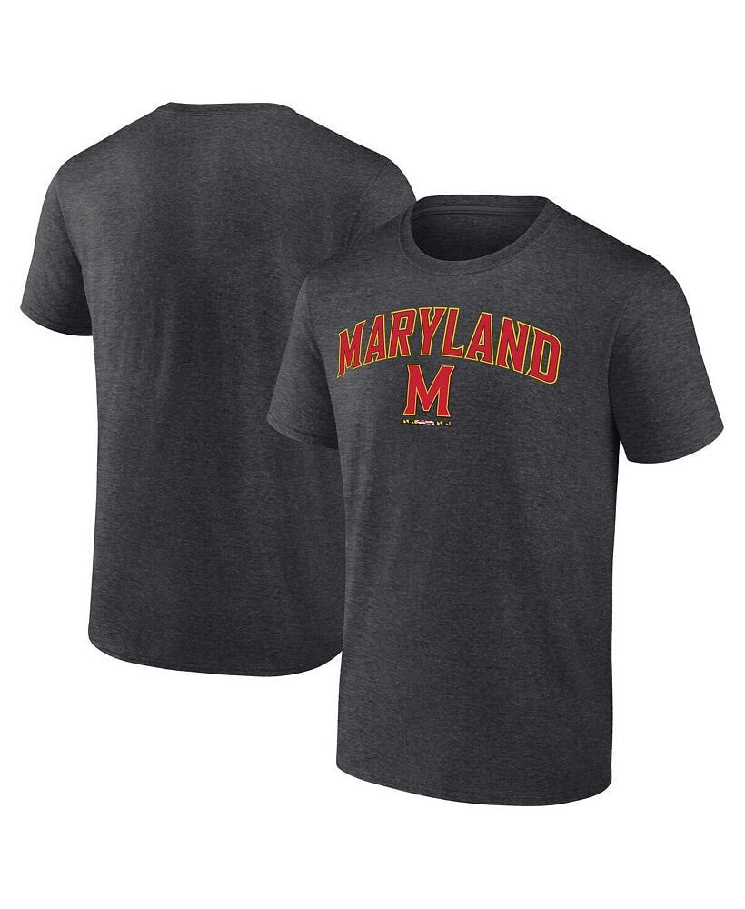 Fanatics men's Branded Heather Charcoal Maryland Terrapins Campus T-shirt