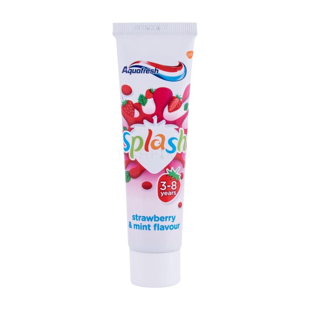 Aquafresh Splash Strawberry 50 ml zahnpasta für Kinder