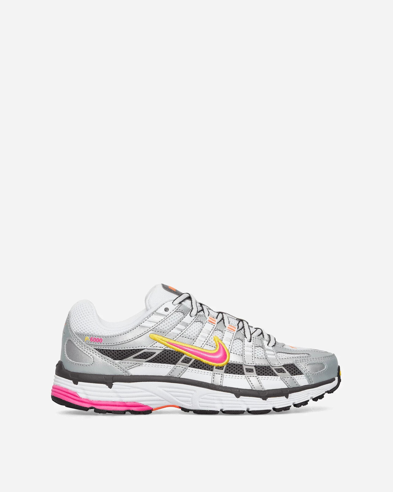 Women's P-6000 Sneakers White / Laser Fuchsia