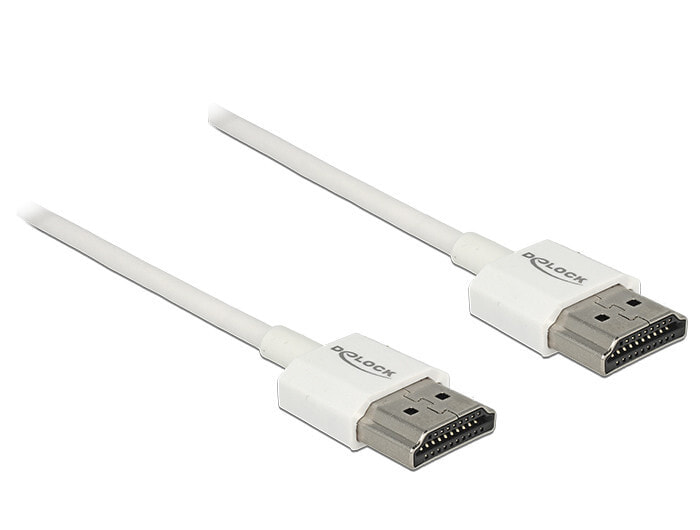 DeLOCK 85126 HDMI кабель 1,5 m HDMI Тип A (Стандарт) Белый