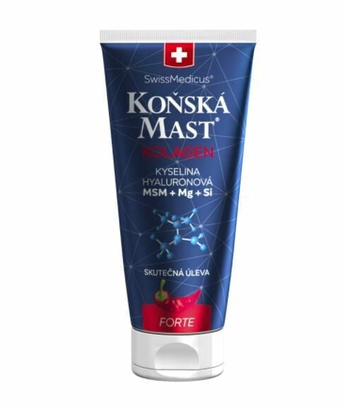 Herbamedicus Swissgel Marine Collagen Warming Согревающая мазь с морским коллагеном с гиалуроновой кислотой, МСМ, комплексом магния и биоактивным кремнием 200 мл