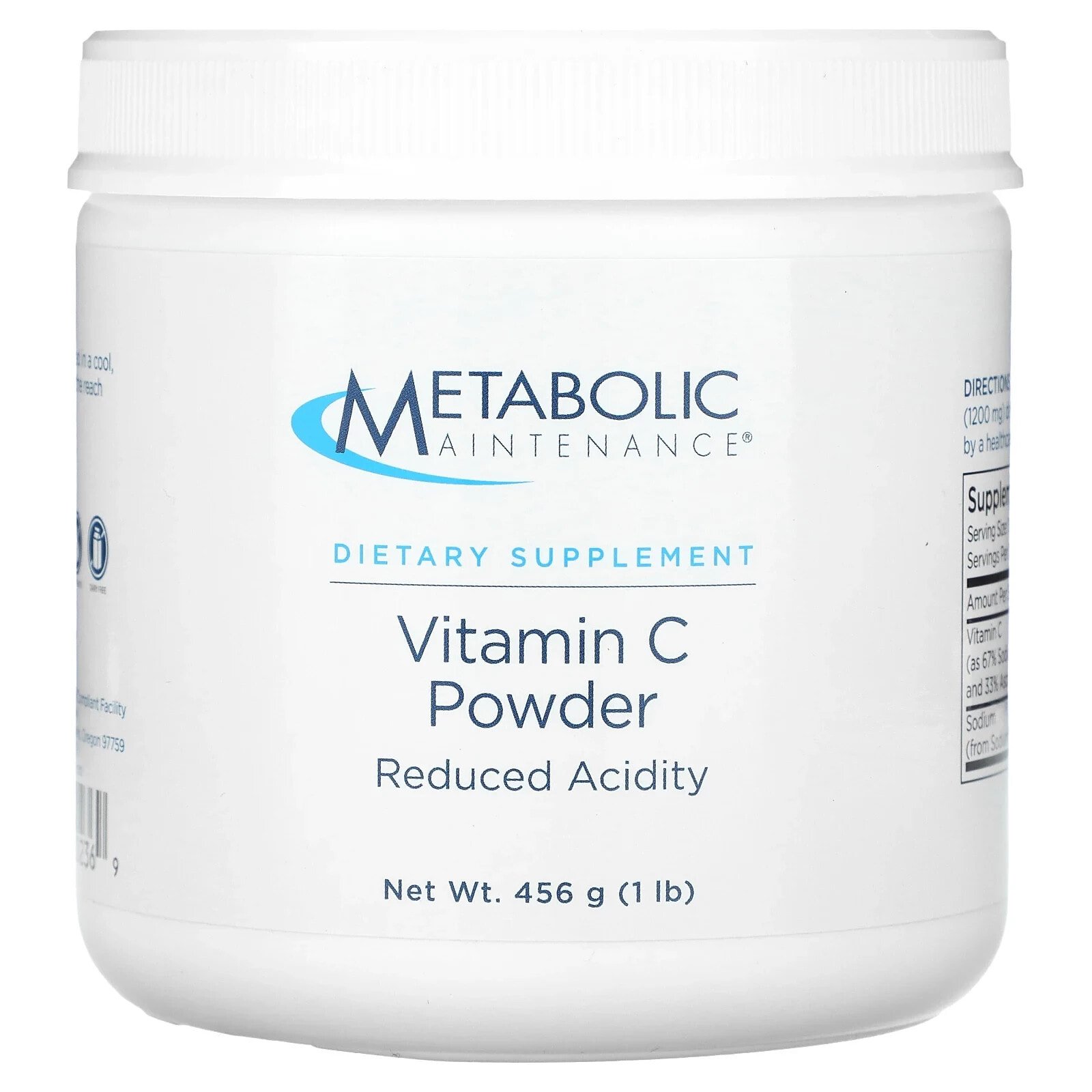 Vitamin C Powder, 1 lb (456 g)