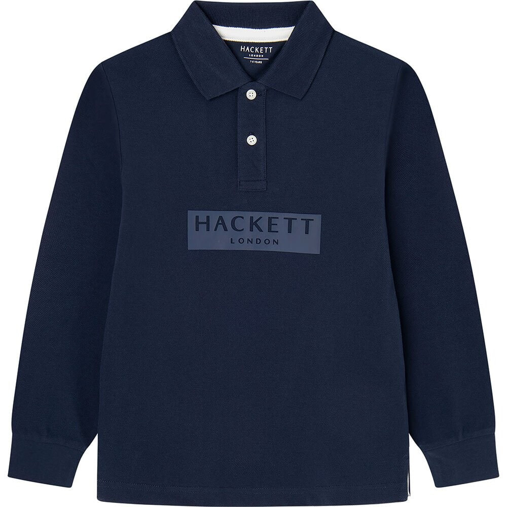 HACKETT Reverse Long Sleeve Polo