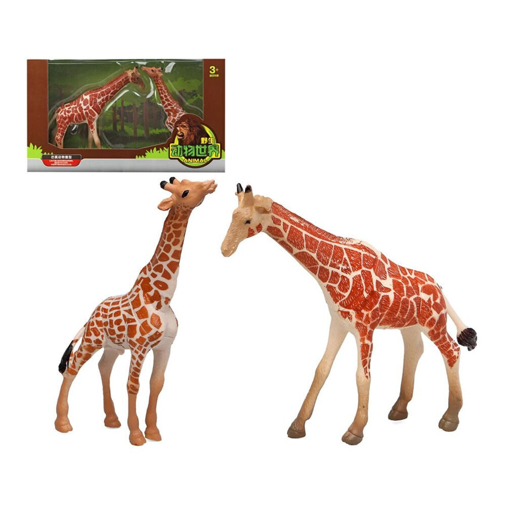 ATOSA Set Animals Of The Jungle Giraffe 2 Assorted Figure