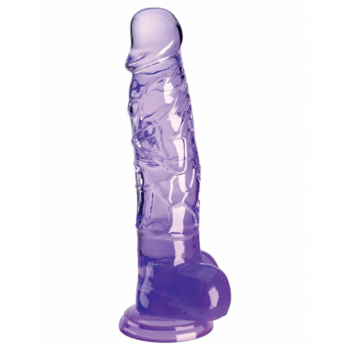 Vibrator Pipedream King Cock Clear Purple Multicolour