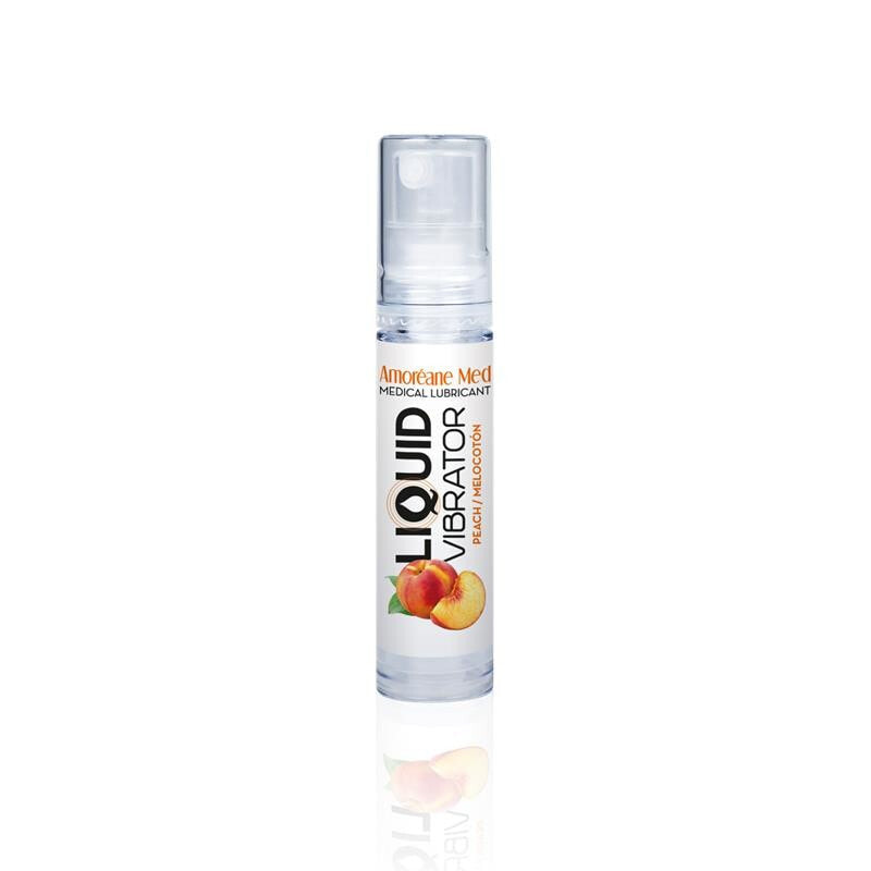 Интимный крем или дезодорант AMOREANE Liquid Vibrator Waterbase Peach 10 ml