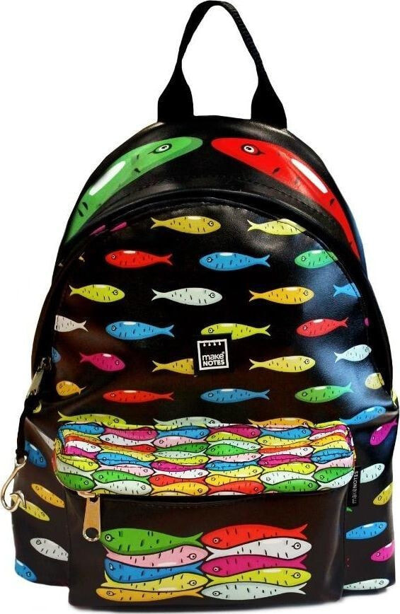 Make Notes Sardines Large backpack