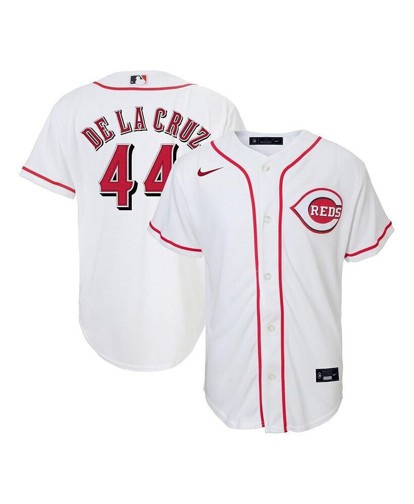 Nike toddler Boys Elly De La Cruz White Cincinnati Reds Home Replica Jersey