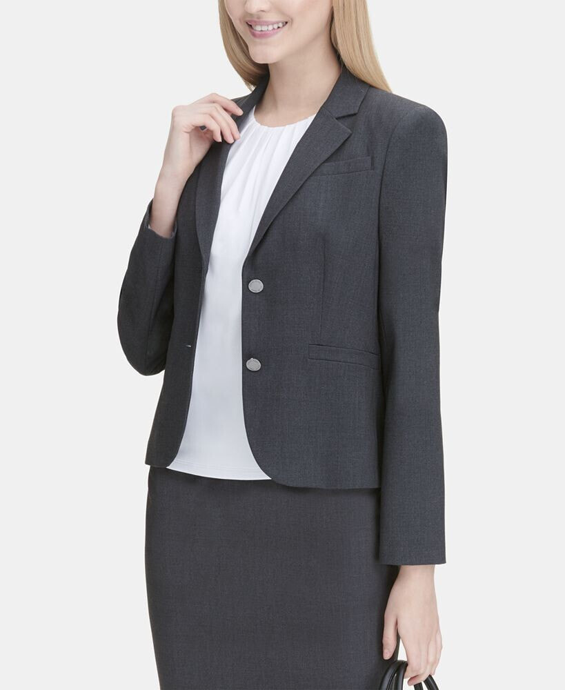 Calvin klein on sale two button blazer