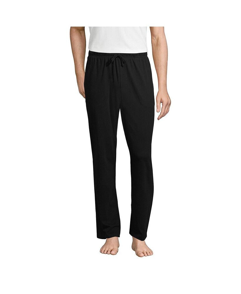 Lands' End men's Tall Knit Jersey Sleep Pants