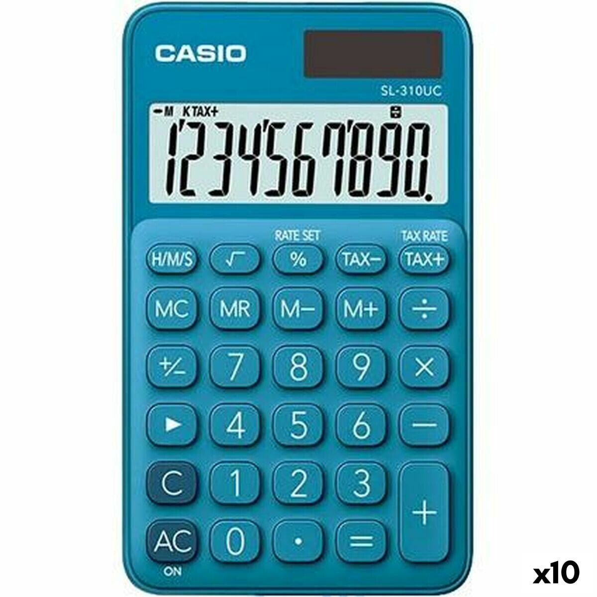 Калькулятор Casio SL-310UC Синий (10 штук)