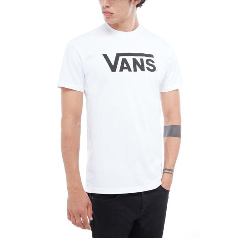 Мужская спортивная футболка белая с надписью Vans MN Classic