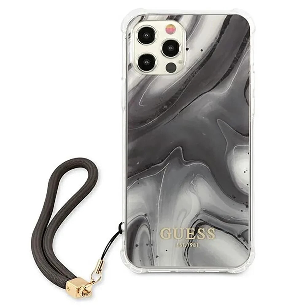 GUESS Guhcp12Lksmagr iPhone 12 Pro Max 6.7 Marble Collection phone case