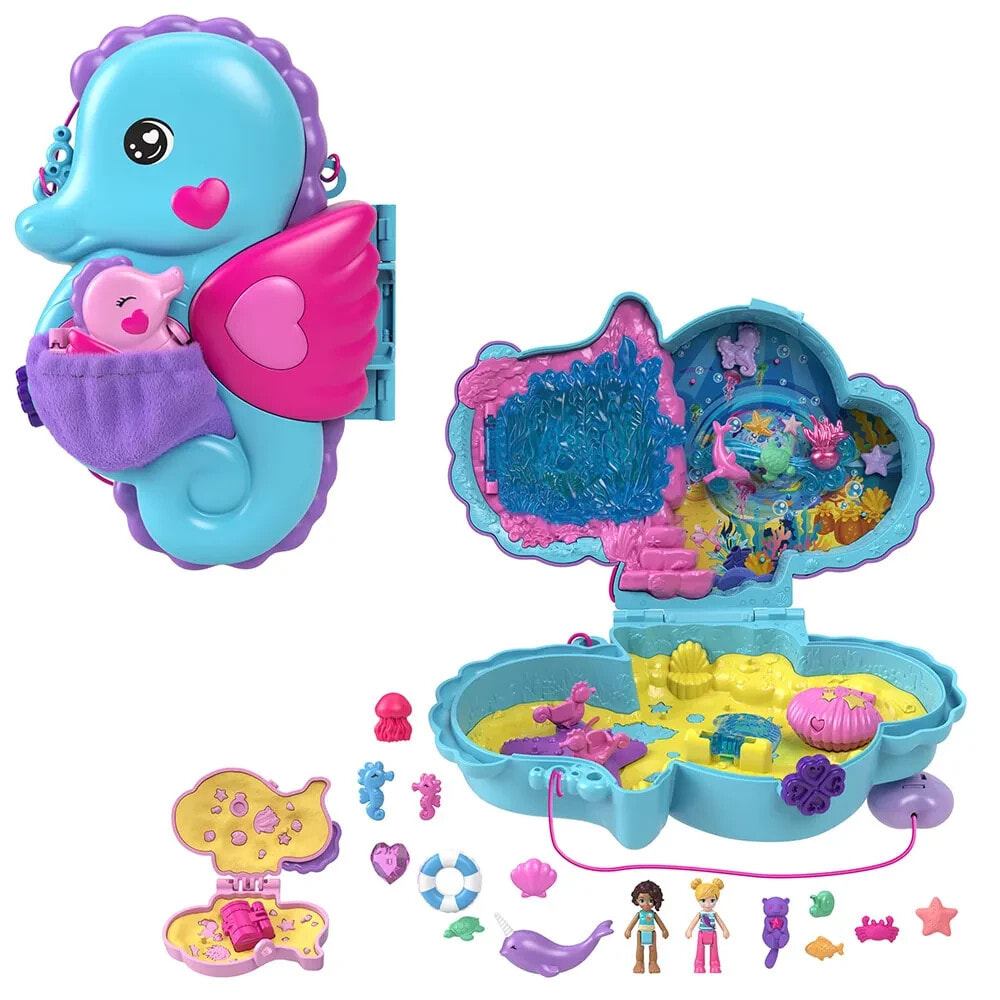 POLLY POCKET Seahorse Case-Bag doll