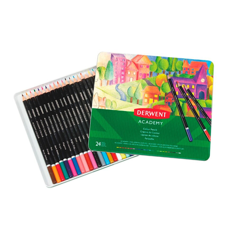 DERWENT Metallic Box Colouring Pencil 24 Units