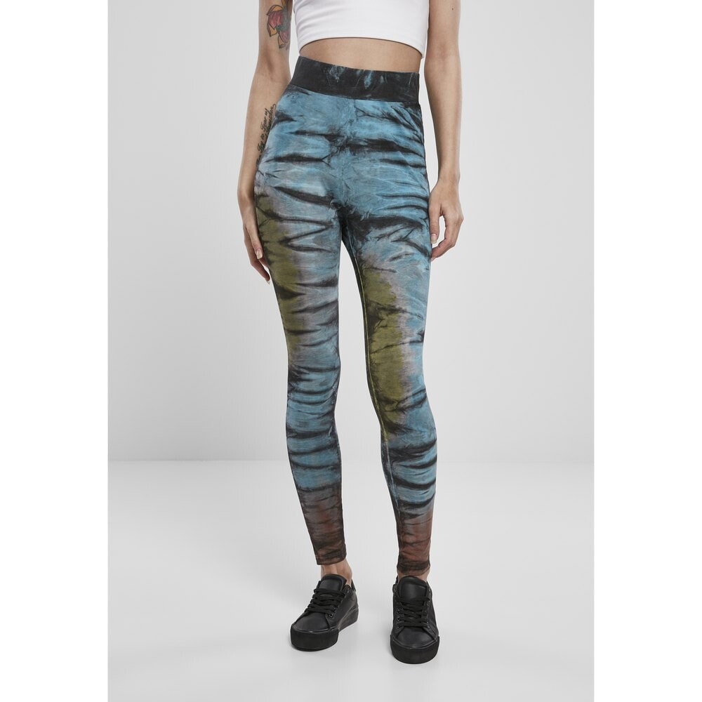 URBAN CLASSICS Leggingscotton Tie Dye High Waist