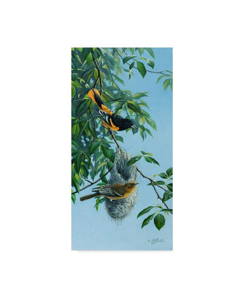 Trademark Global wilhelm Goebel 'Nesting Orioles' Canvas Art - 10