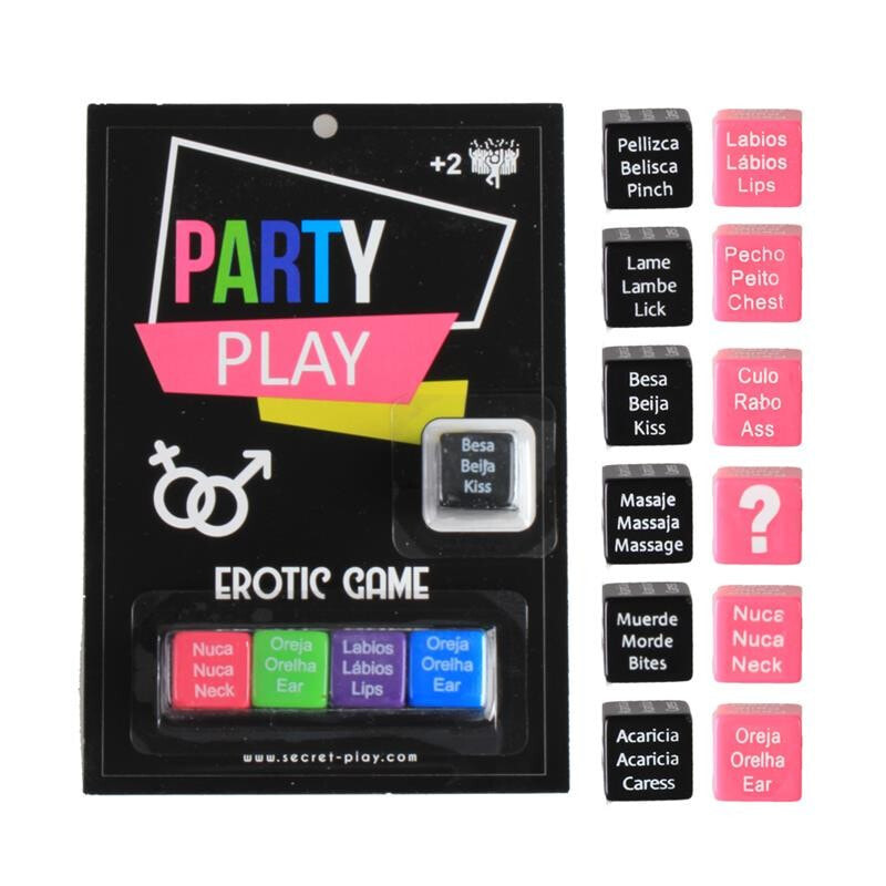 Эротический сувенир или игра Secret Play 5 Dices Party Play