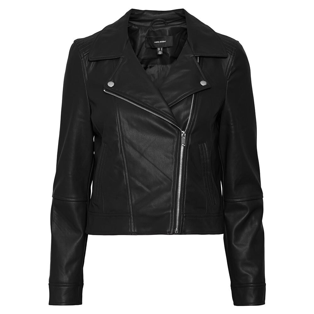 VERO MODA Bella Petite Leather Jacket