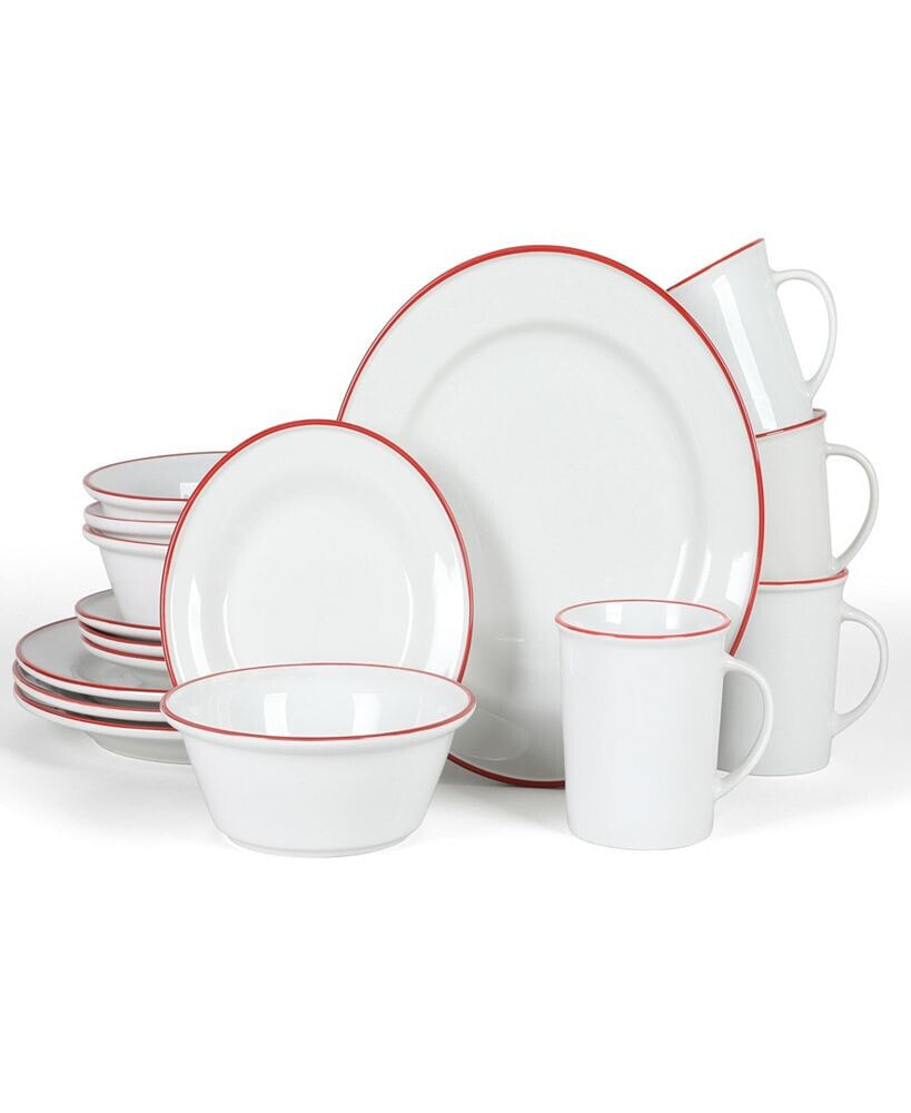 Martha Stewart cliffield 16 Piece Dinnerware Set, Service for 4