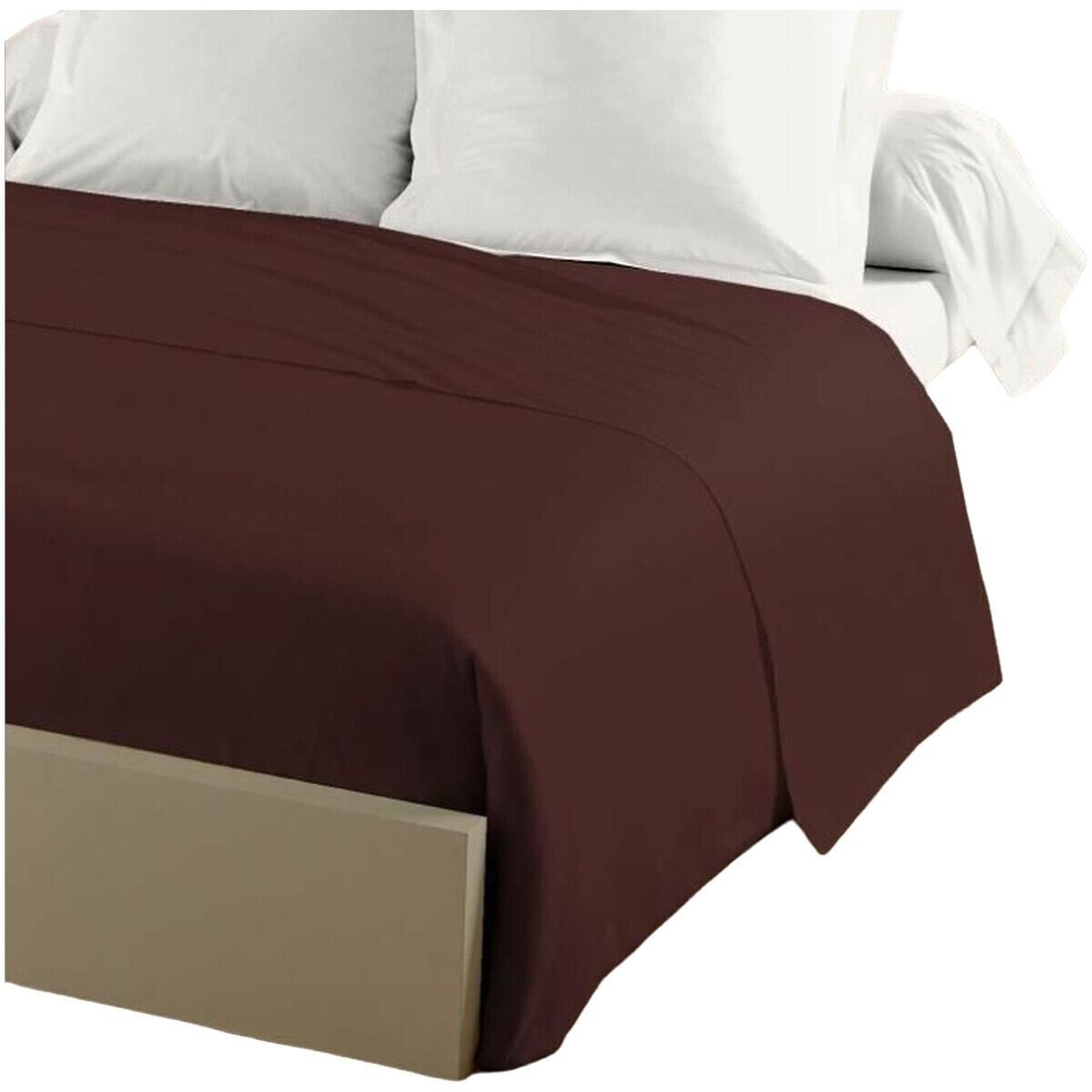 Top sheet Lovely Home Brown 240 x 300 cm