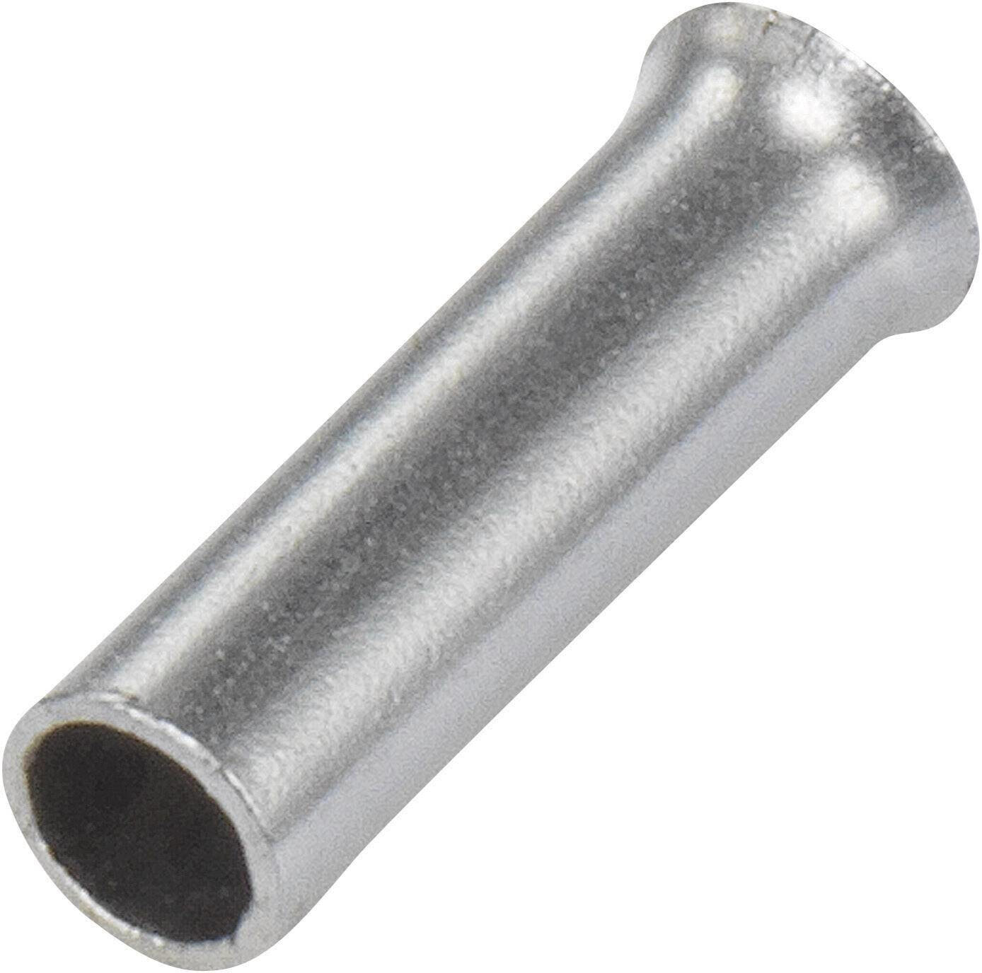 Conrad Electronic SE Conrad 1091261 - Wire end sleeve - Silver - Straight - Metallic - Copper - 1 mm²