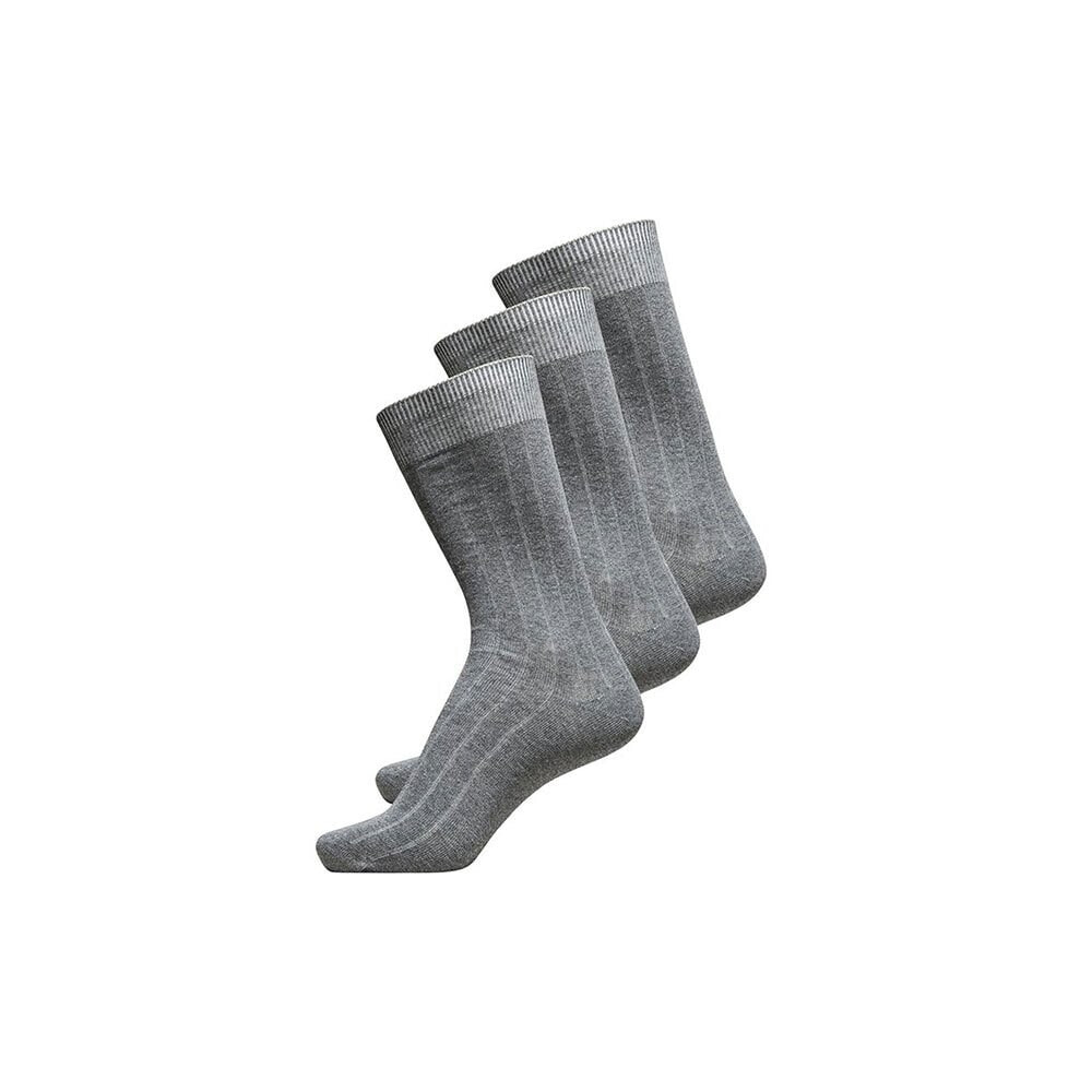 SELECTED Cotton Rib Socks 3 Pairs