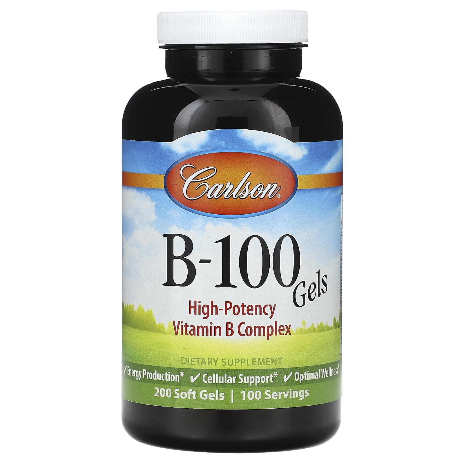 Carlson, Vitamin B-100, 100 Soft Gels