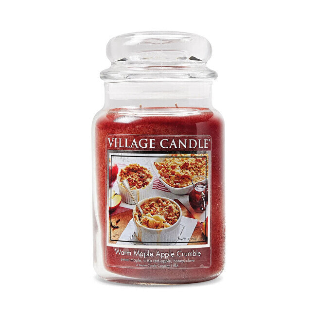 Scented candle in a glass Warm Maple Apple Crumble 602 g