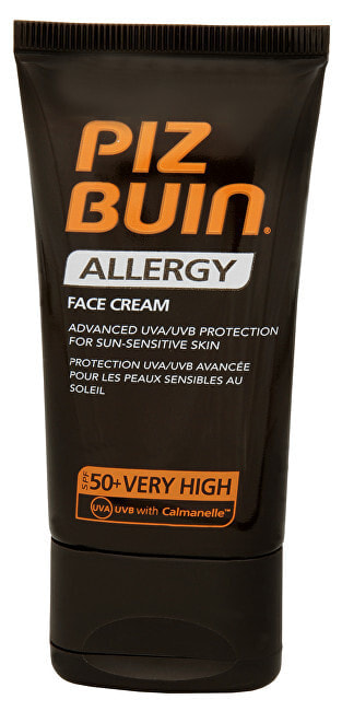 Piz Buin Allergy Face Cream SPF50 Солнцезащитный крем для лица   50 мл