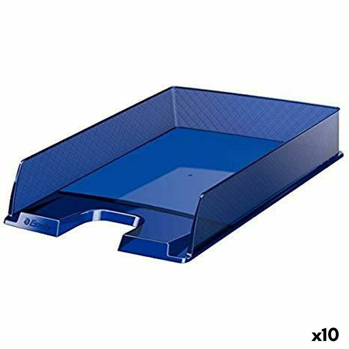 Set of organiser trays Esselte Europost Dark blue (10 Units)