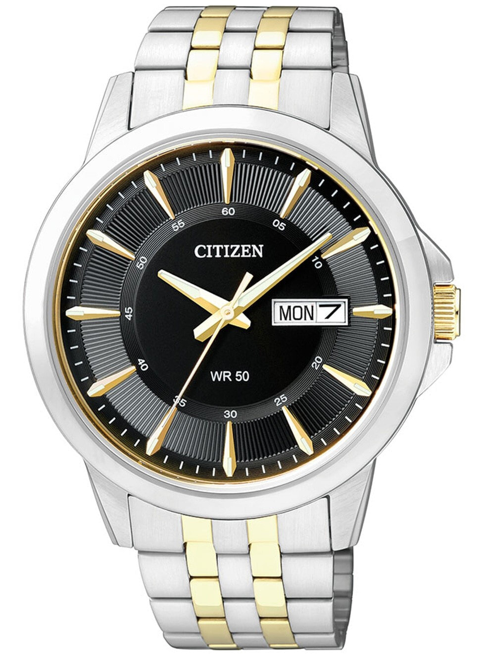 Мужские наручные часы с серебряным браслетом Citizen BF2018-52EE Sport Mens 41mm 5 ATM