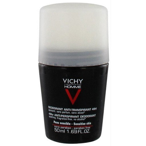 Vichy Homme Roll-on Deodorant for Sensitive Skin Дезодорант шариковый для чувствительной кожи 48ч 50 мл
