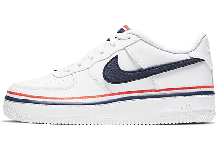 Nike Air Force 1 Low 低帮 板鞋 女款 白蓝红 / Кроссовки Nike Air Force 1 Low CW0984-100