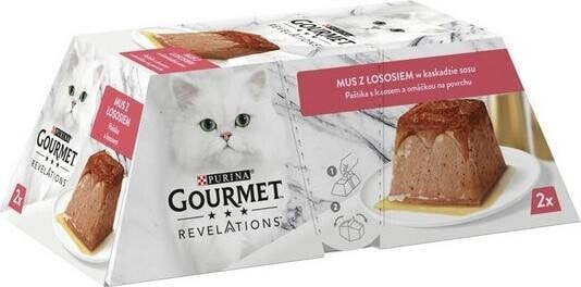 Purina Karma Gourmet Revelations Mus Łosoś 2x57g