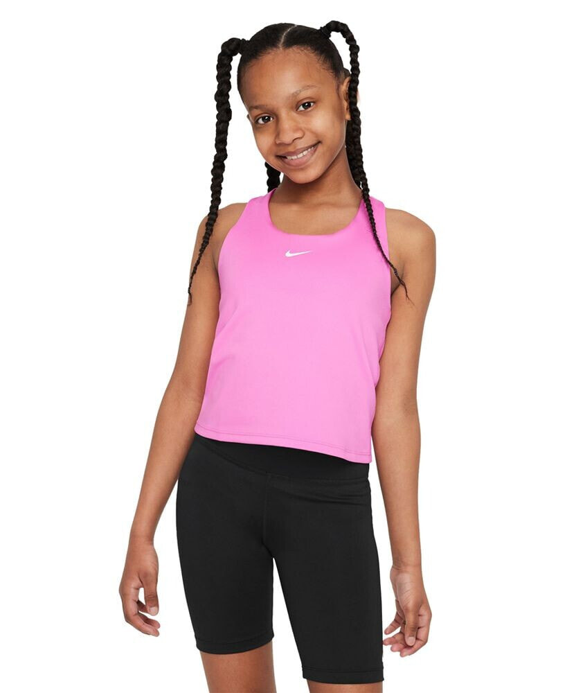 Nike big Girls Dri-FIT Swoosh Tank Sports Bra