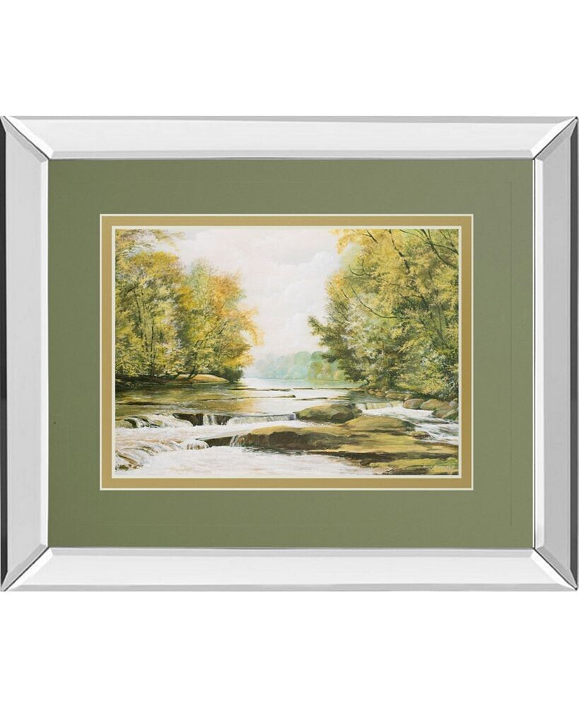 Classy Art fireman's Park by Bruce Nawrocke Mirror Framed Print Wall Art, 34