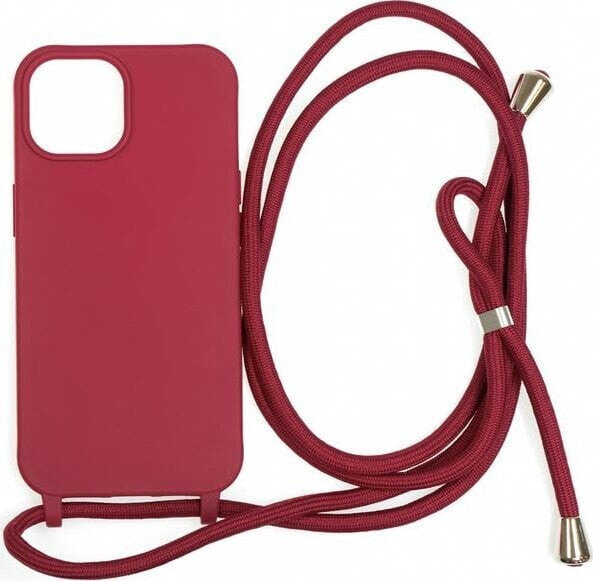 MOBILE ORIGIN Etui Lanyard Cherry - iPhone 15