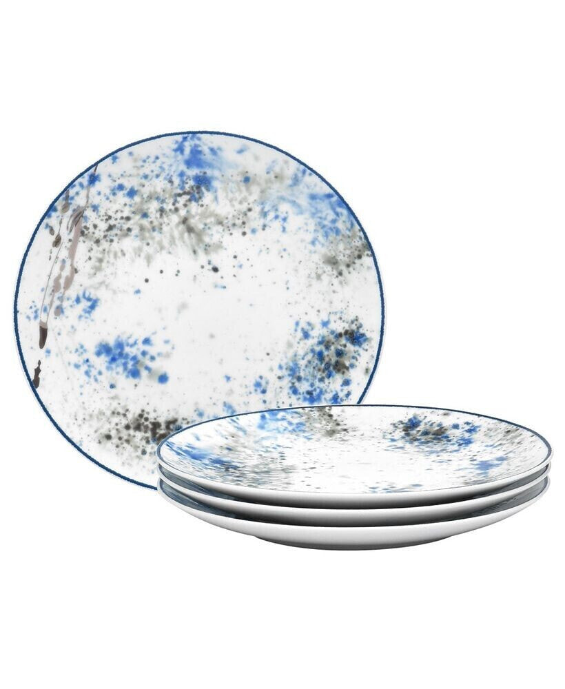 Noritake blue Nebula Set/4 Salad Plate