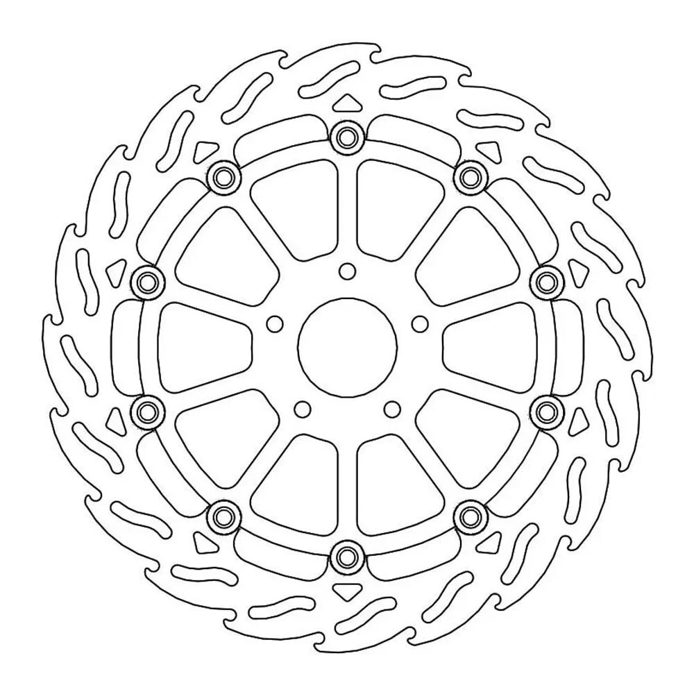 MOTO-MASTER Flame Triumph 112328 Brake Disc