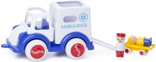 Игрушечная машинка и техника для мальчиков Viking Toys Auto Jumbo Ambulance Z Figurkami P.6 (045-1257)