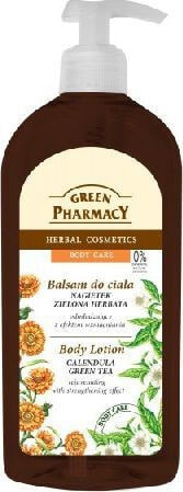 Крем или лосьон для тела Green Pharmacy Balsam do ciała odmładzający Nagietek i Zielona Herbata 500ml