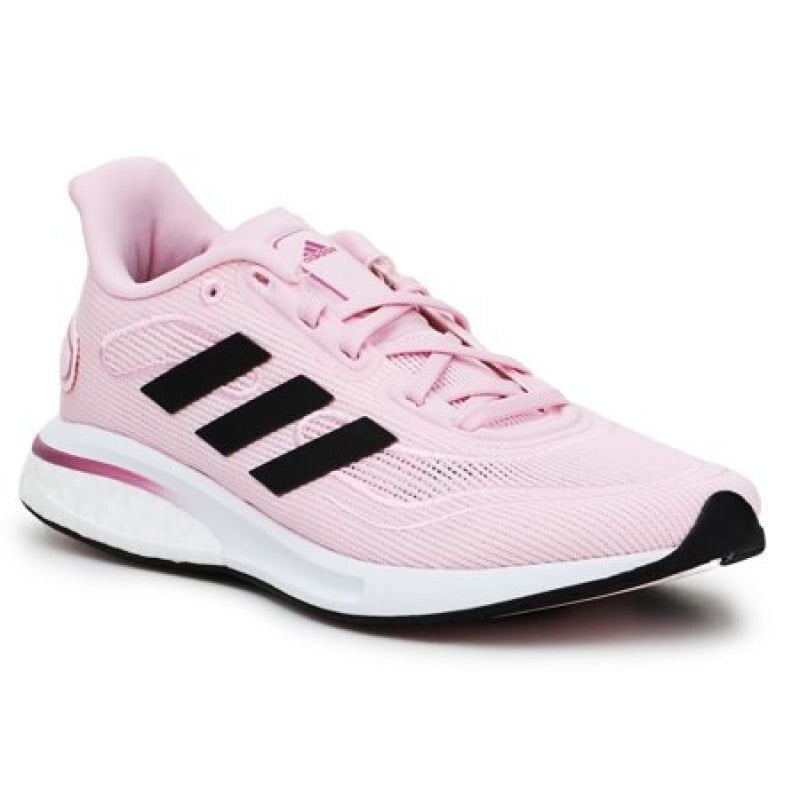 Женские кроссовки спортивные нежно-розовые тканевые adidas