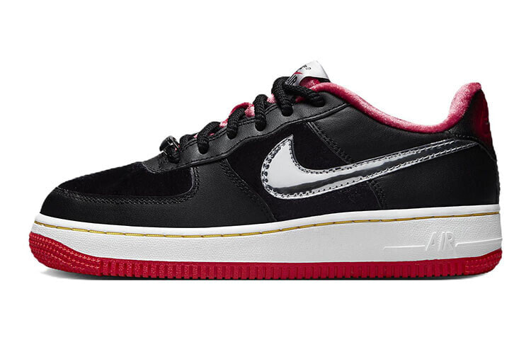 Nike Air Force 1 Low H-Town 休闲 低帮 板鞋 GS 黑银 / Кроссовки Nike Air Force 1 Low H-Town GS DZ5296-001