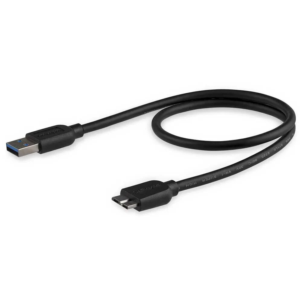 STARTECH Slim USB 3.0 Micro B Cable 50 cm