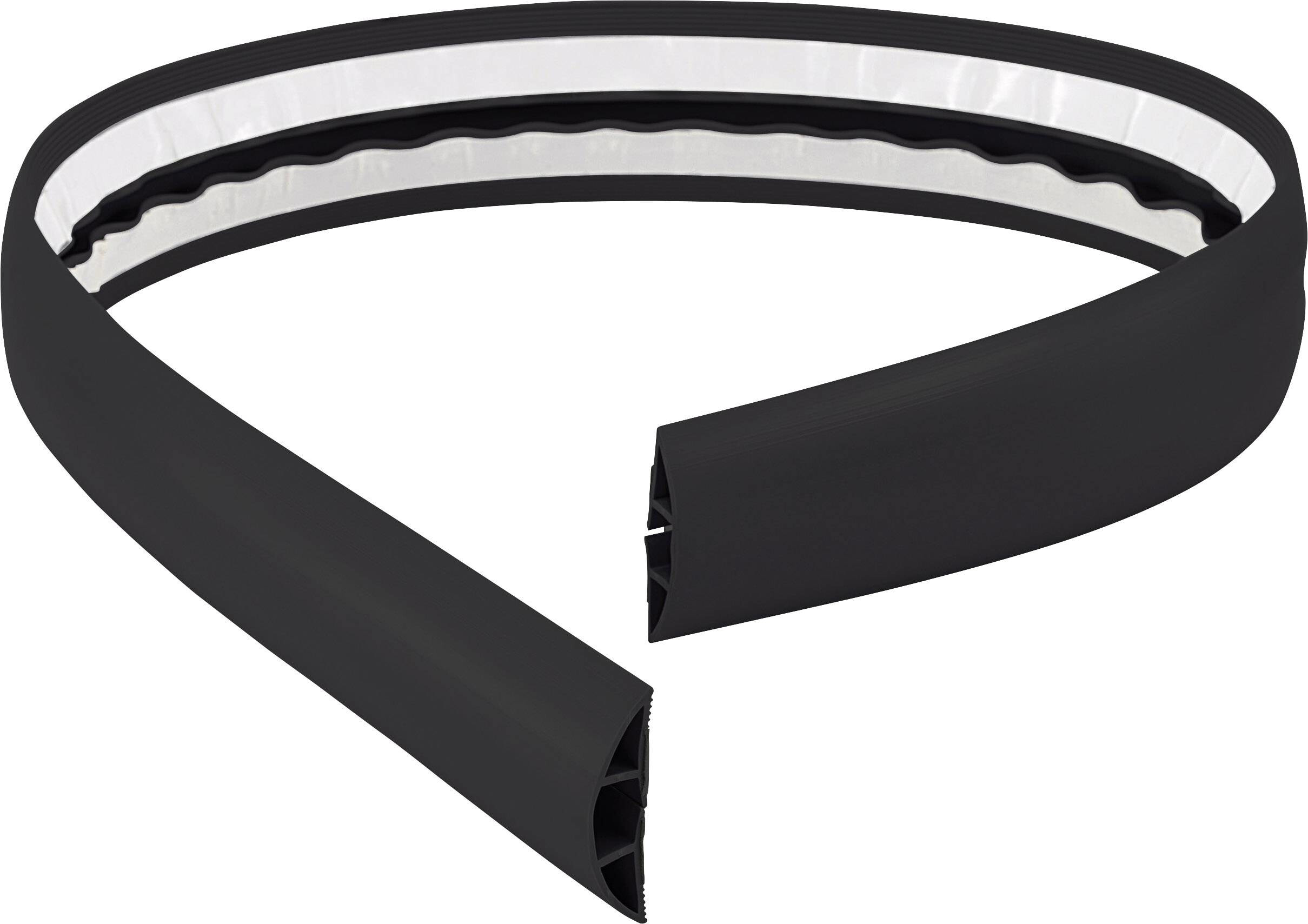 Conrad Electronic SE Conrad 1570428 - Straight cable tray - 1.8 m - Polyvinyl chloride (PVC) - Black