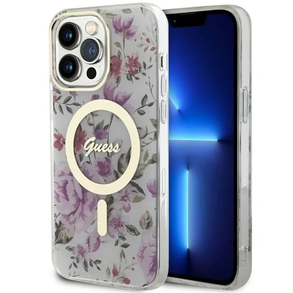 GUESS Guhmp14Lhcfwst iPhone 14 Pro 6.1 Flower phone case