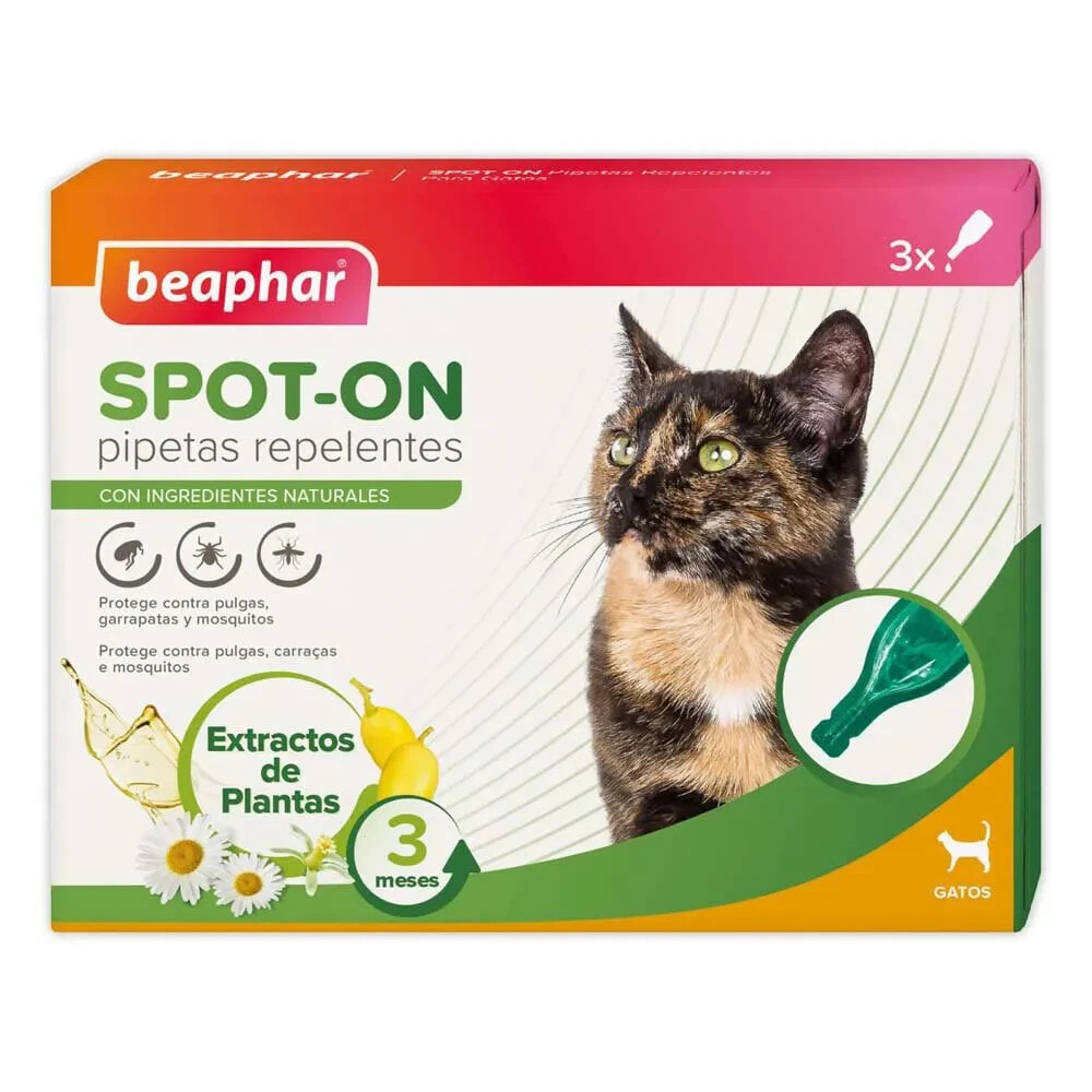 BEAPHAR 1ml cat repellent pipettes 3 units