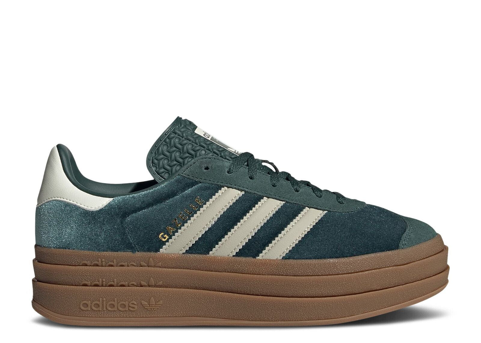 Wmns Gazelle Bold 'Mineral Green Velvet'