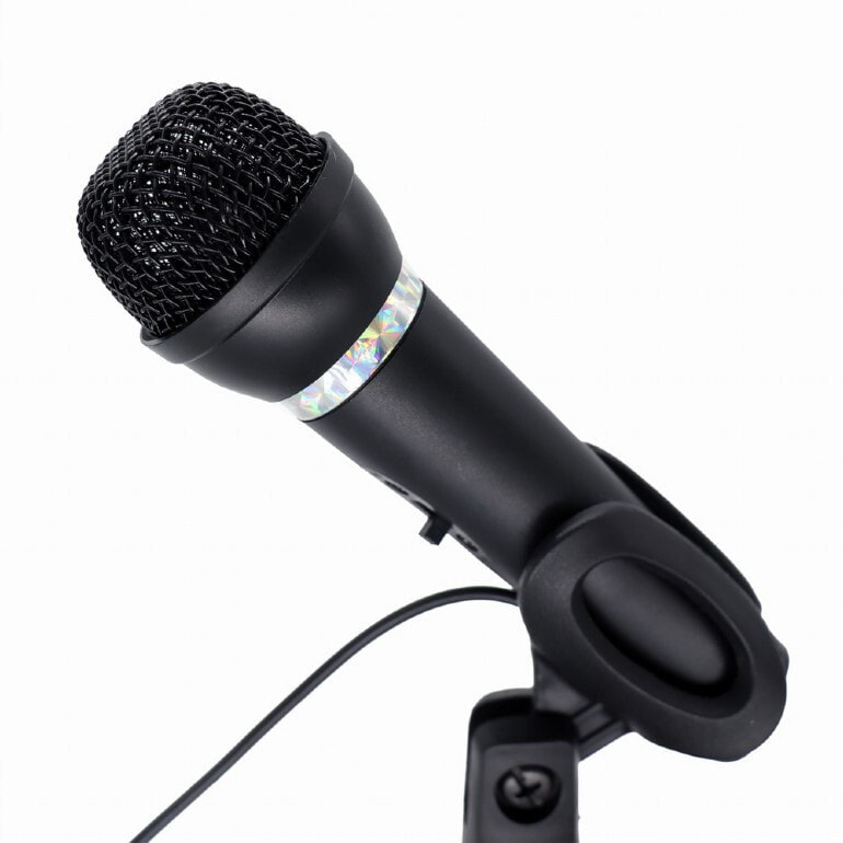 Gembird MIC-D-04 микрофон Черный Настольный микрофон